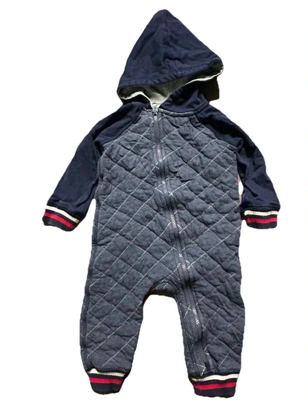 Toddler Boy Hanna Andersson Navy Blue One Piece  Cold Weather Size 18-24 Months